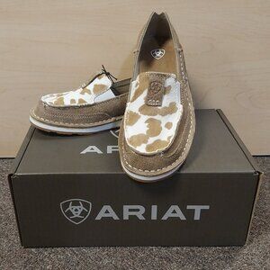 Ariat Women's Cruiser Shoe - Tan & White Hair On